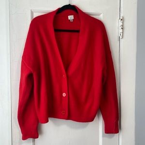 A New Day Red cardigan